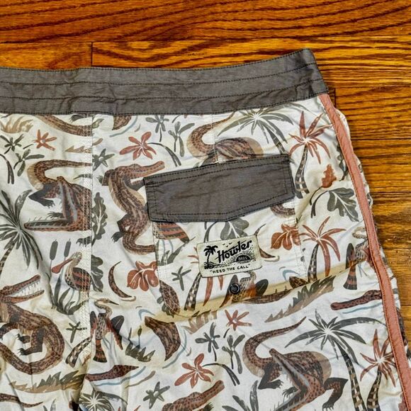 Howler Brothers Bruja Ottine Off White Board Shorts. Size 36. - Picture 5 of 8